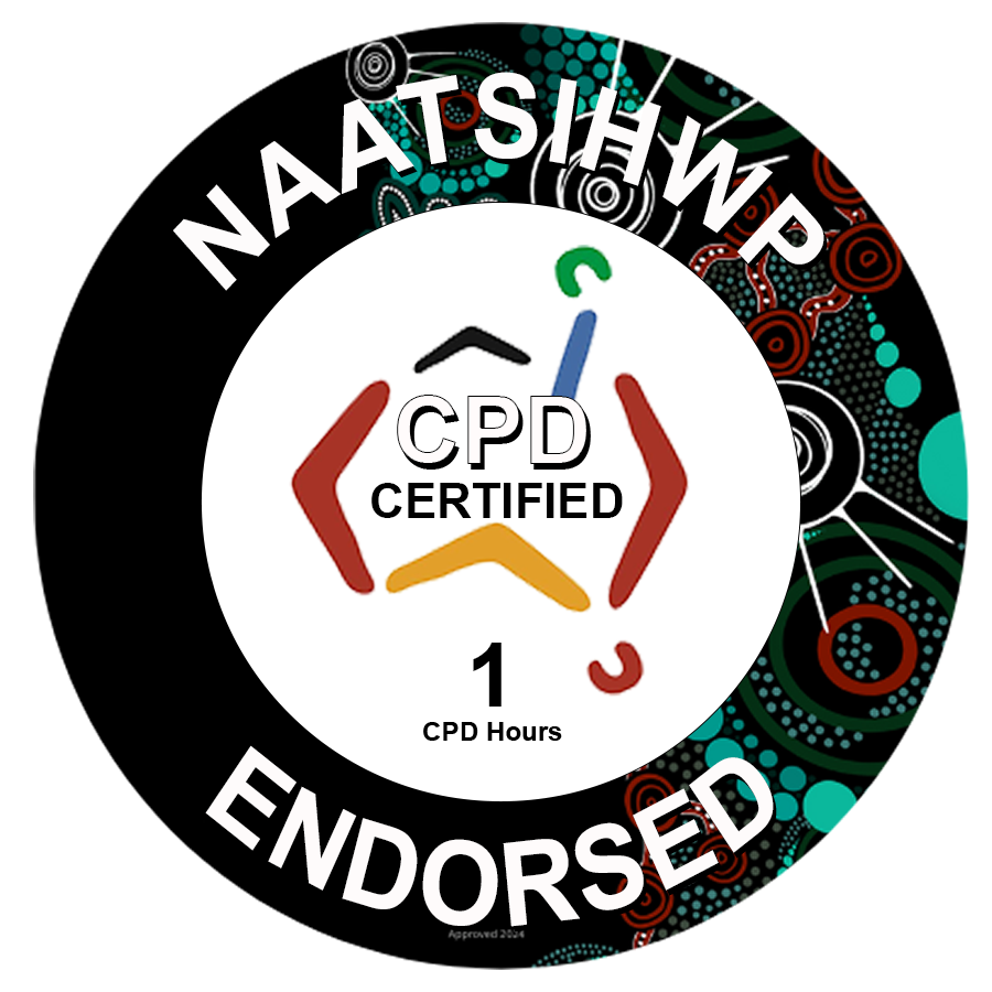 Endorsed by NAATSIWHP for 1 CPD hour