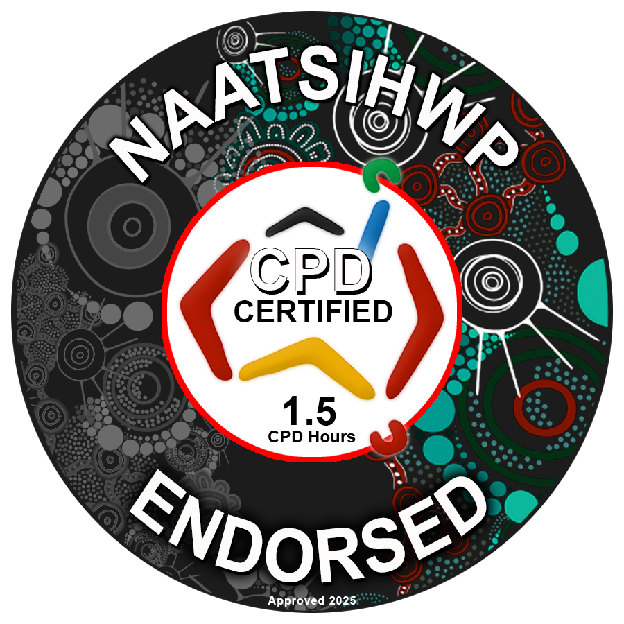 Endorsed by NAATSIWHP for 1.5 CPD